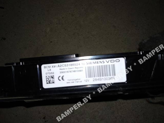 блок комфорта Renault Laguna 3 поколение 2009, 284B10036R - фото №1