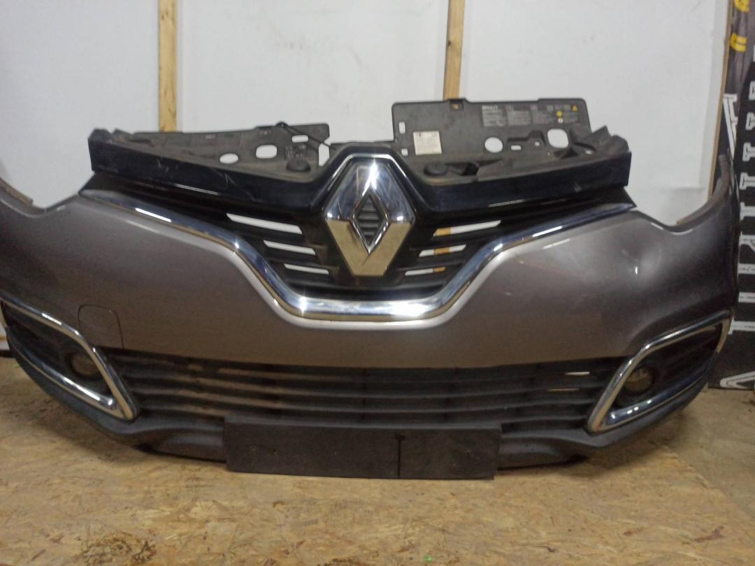 бампер передний Renault Captur 1 поколение 2015, 1.5 л., дизель, передний привод - фото №1