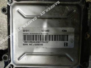 блок управления двигателем Opel Zafira 1 поколение (A) 2003, 2.2 л., i, бензин, МКПП, минивэн, 12210453